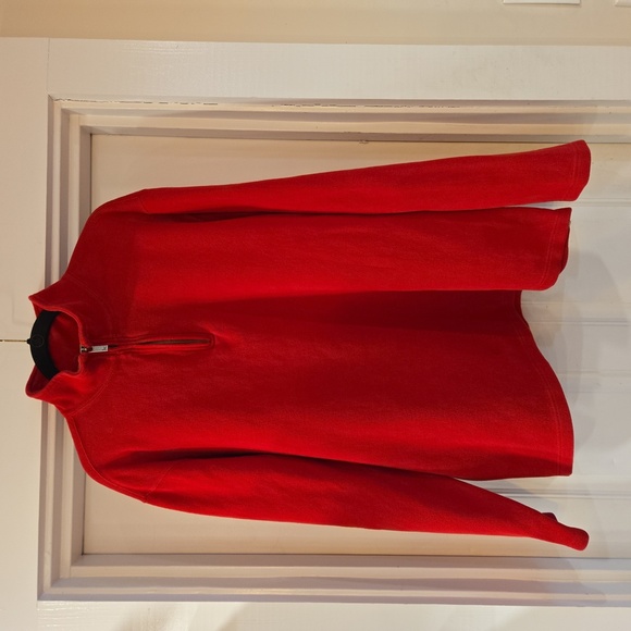 Eddie Bauer Mens Cotton 1/4 Zip Long Sleeve Pullover Knit  Sweater Red Size XL - Picture 8 of 11